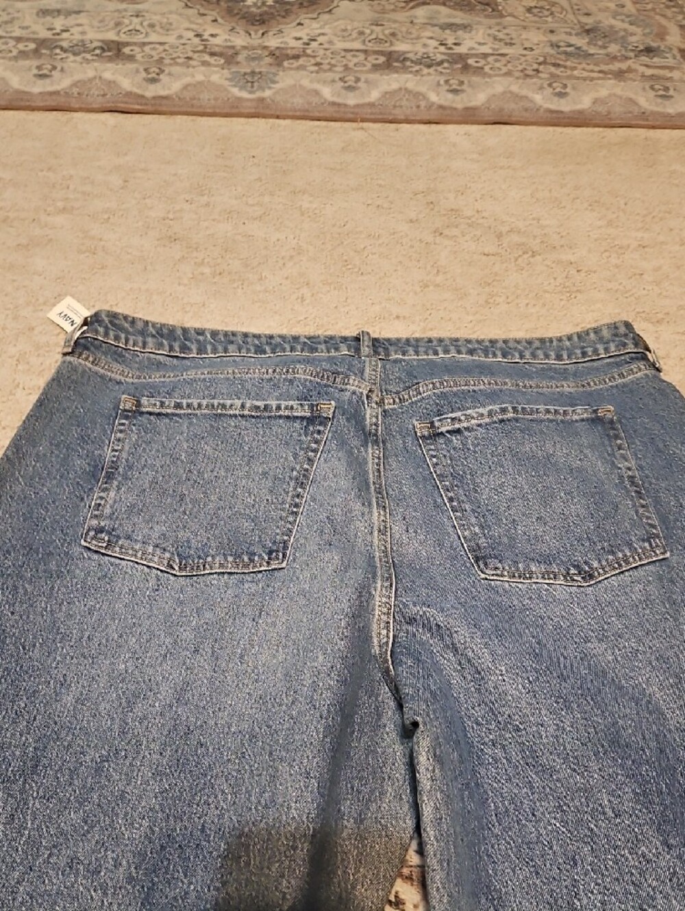 Old Navy Light Blue Wide Leg Jeans - Picture 6 of 9